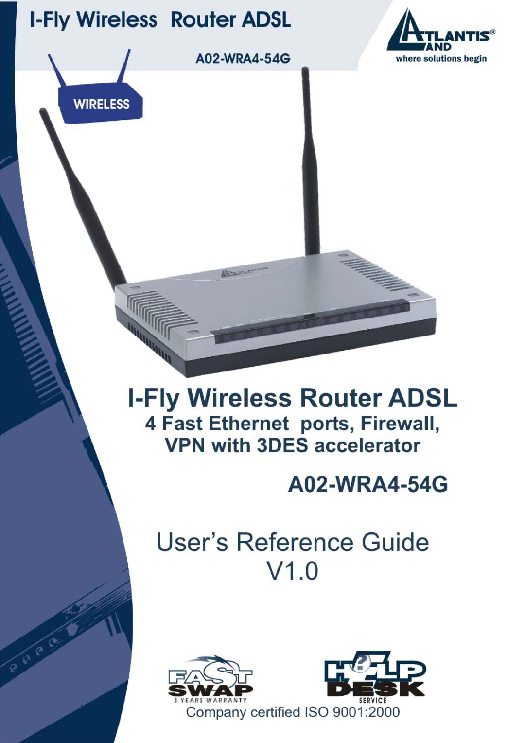 Atlantis Land A02-WRA4-54G manual 