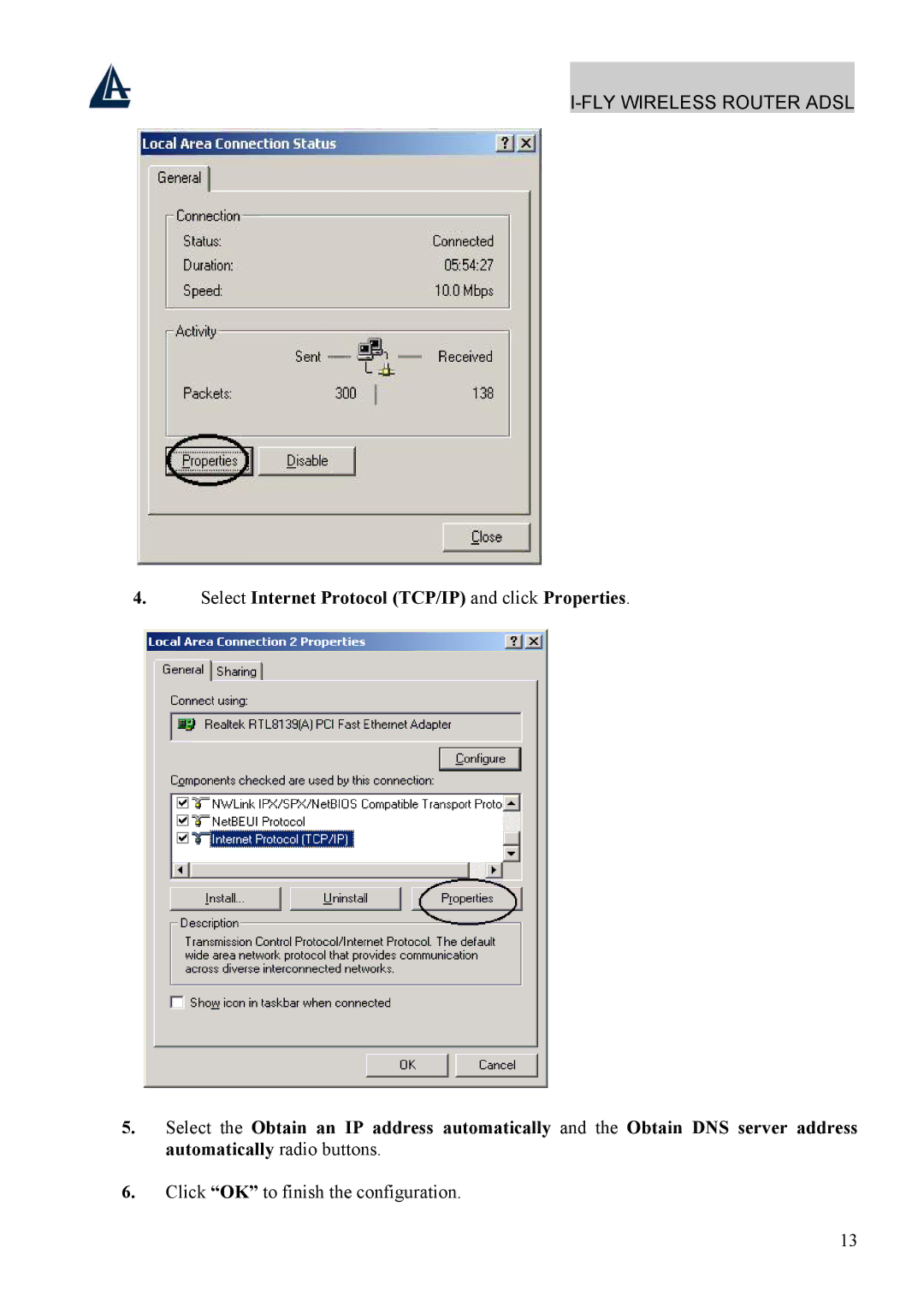 Atlantis Land A02-WRA4-54G manual Click OK to finish the configuration 