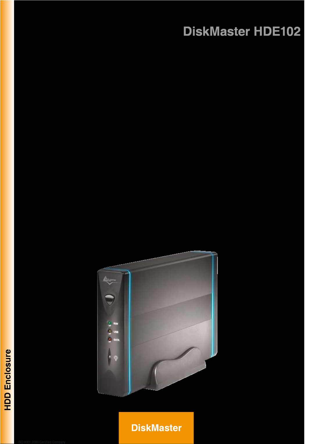 Atlantis Land manual DiskMaster HDE102, Storage Device, HDD Enclosure, A06-HDE1023,5” SATA 