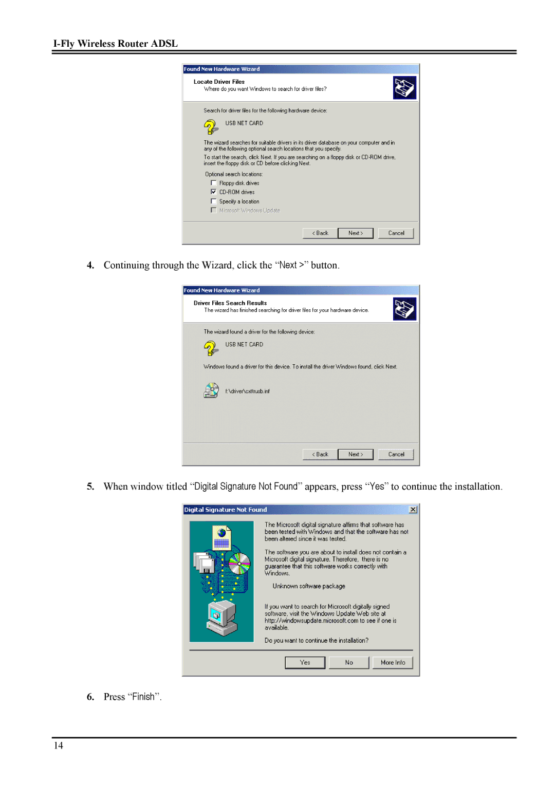 Atlantis Land Network Router manual Fly Wireless Router Adsl 