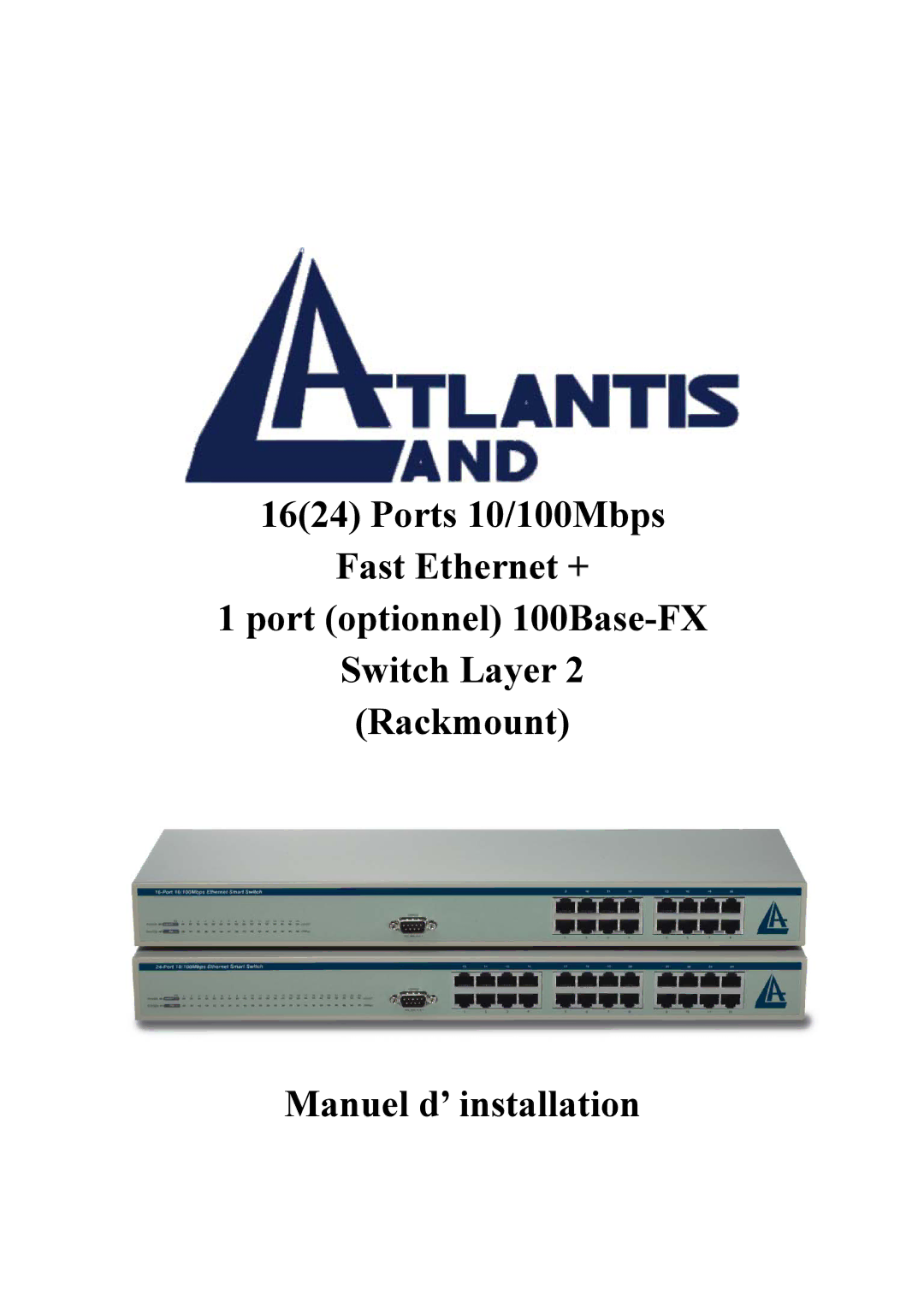 Atlantis Land Switch manual 