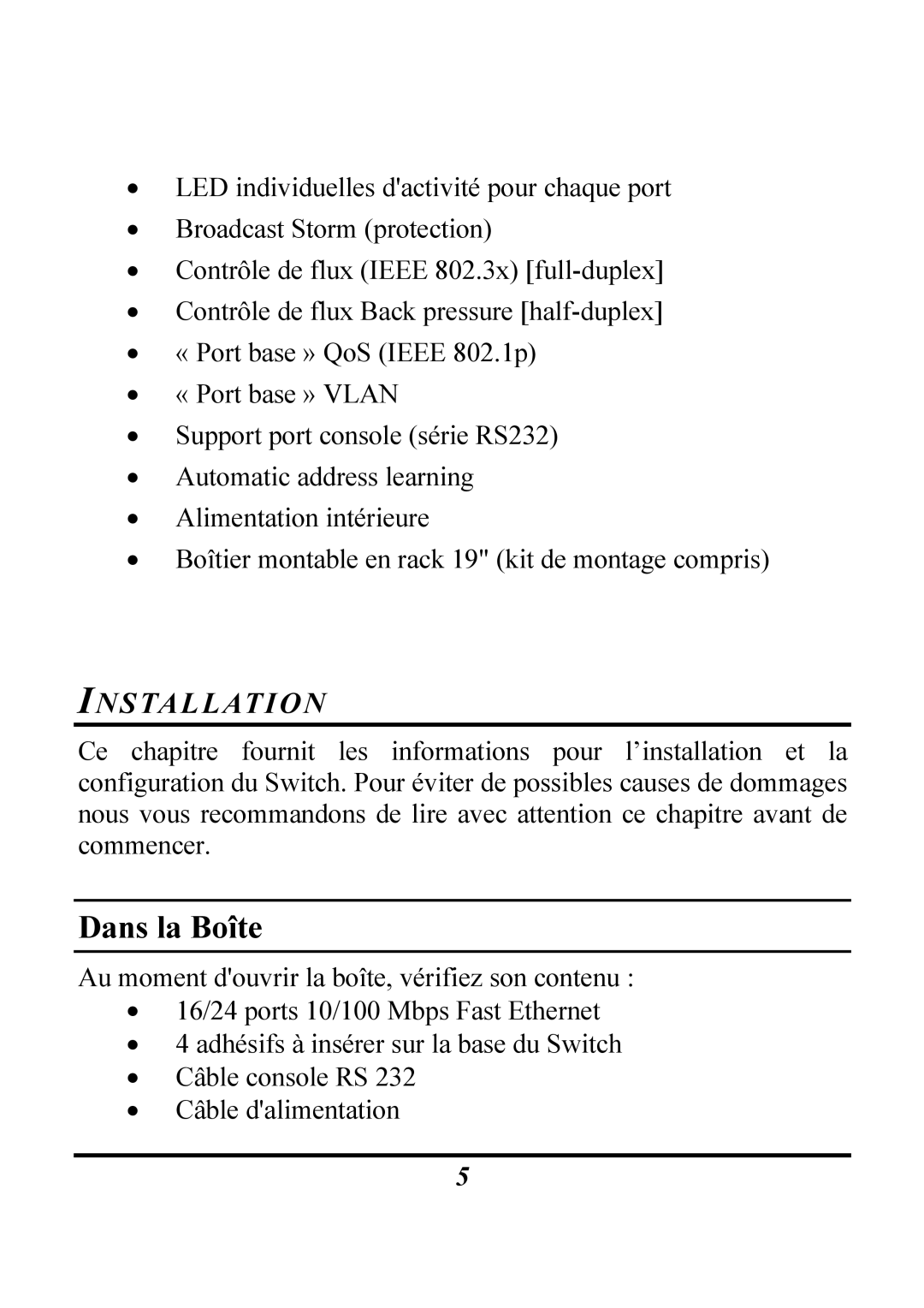 Atlantis Land Switch manual 