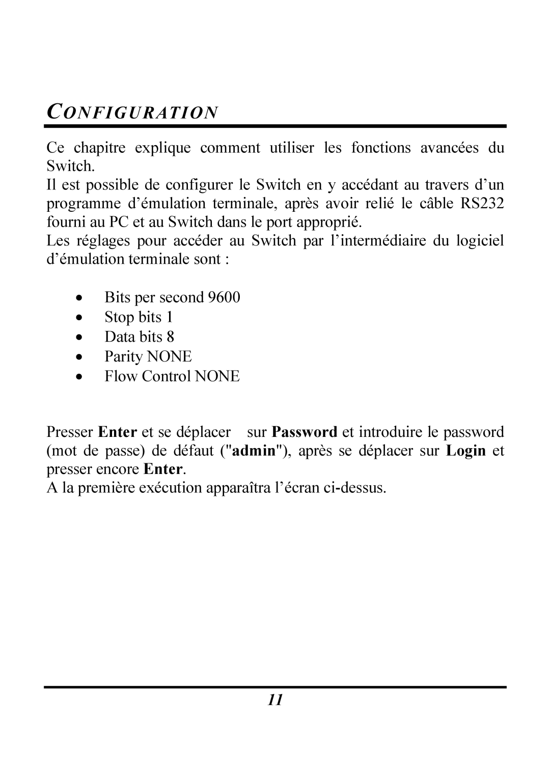 Atlantis Land Switch manual Configuration 