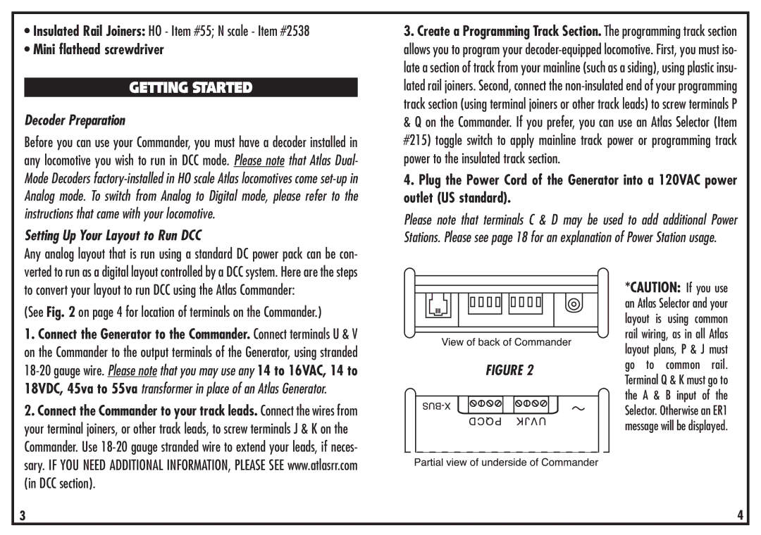 Atlas 330 Getting Started, Mini flathead screwdriver, Decoder Preparation, Setting Up Your Layout to Run DCC 