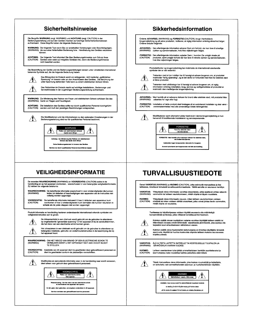 Atlas Sound MG2500 operation manual 