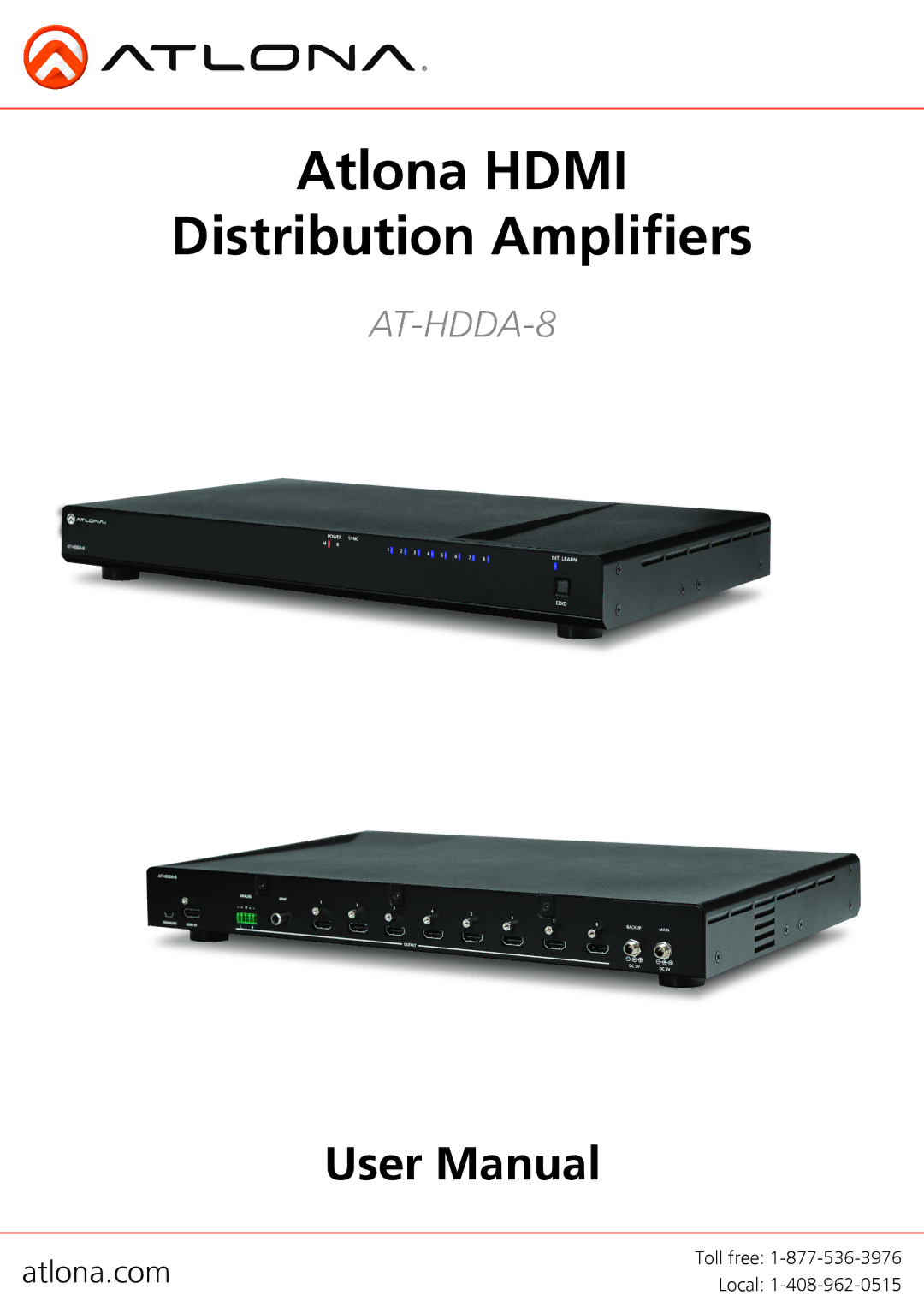 Atlona AT-HDDA-8 user manual Atlona Hdmi Distribution Amplifiers 