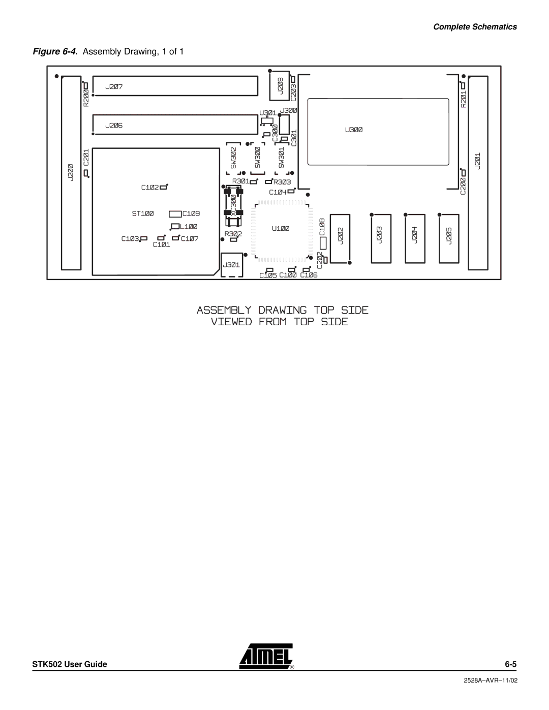 Atmel STK502 manual Assembly Drawing, 1 