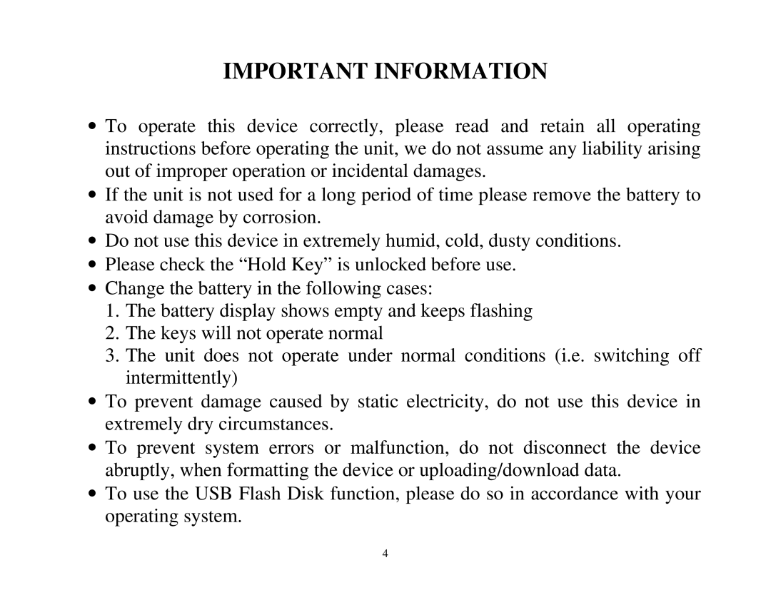 ATMT MP130 manual Important Information 