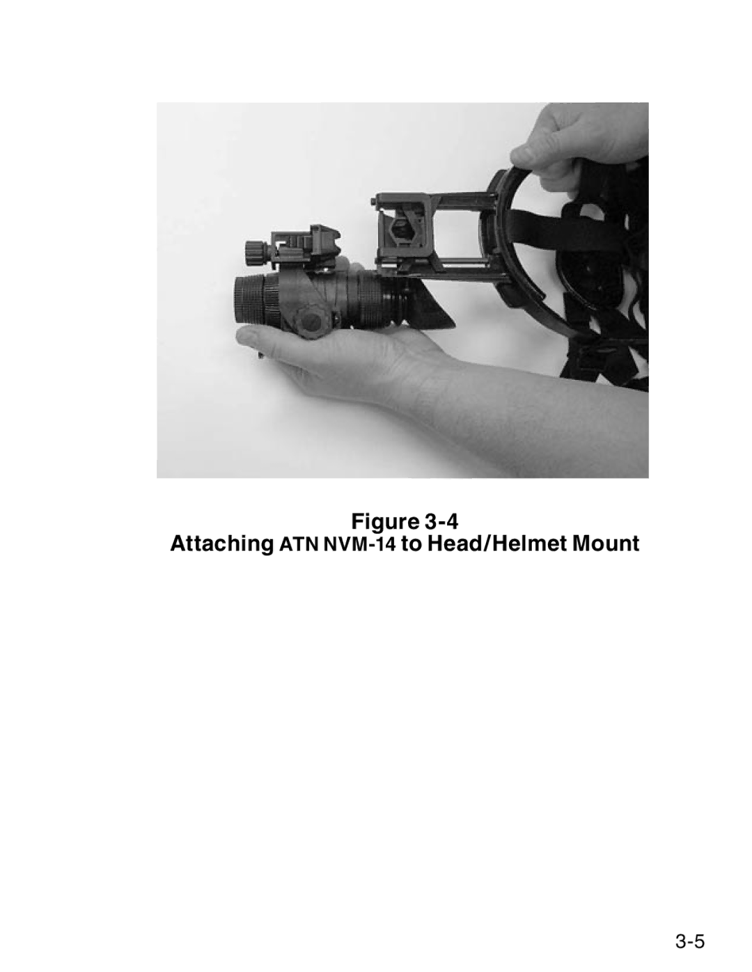 ATN ATN NVM14 manual Attaching ATN NVM-14to Head/Helmet Mount 