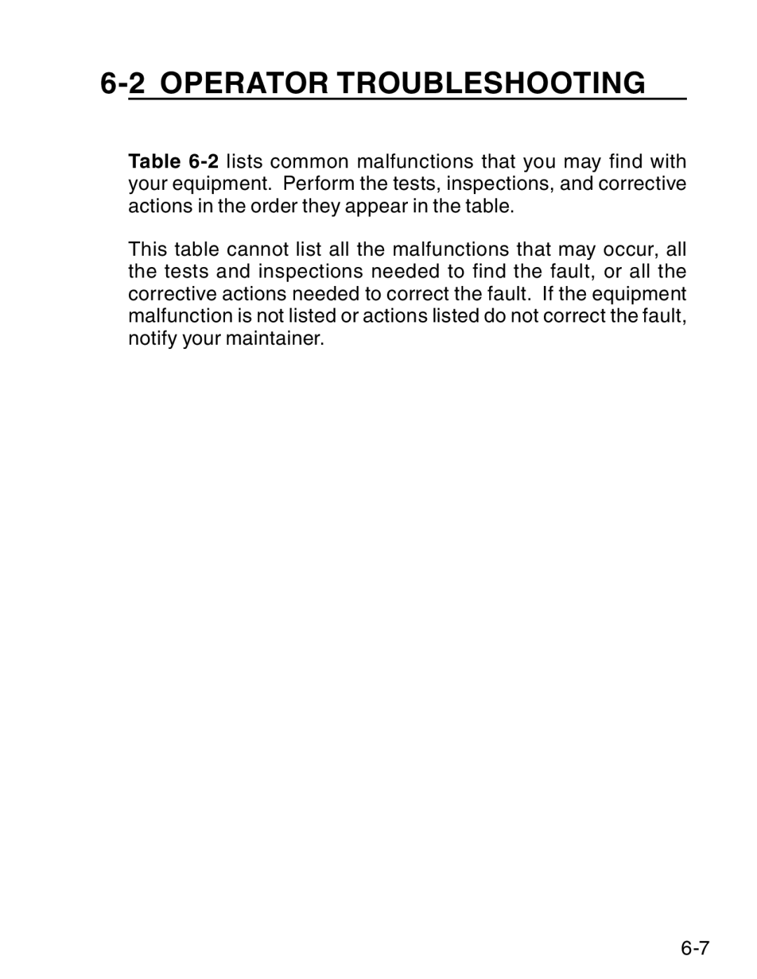 ATN ATN NVM14 manual Operator Troubleshooting 