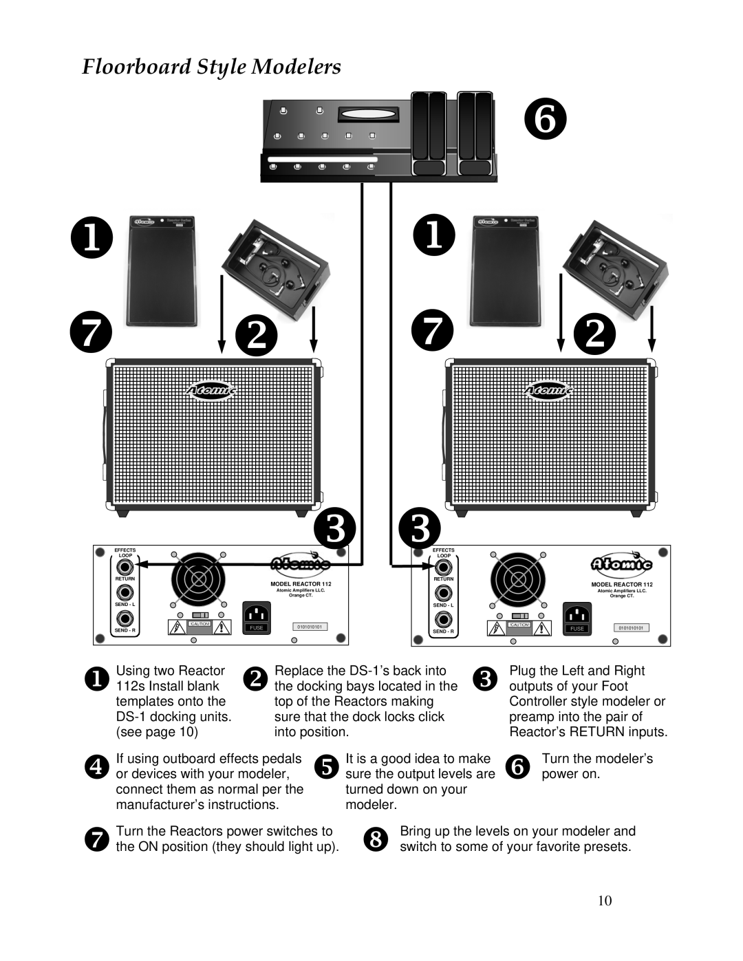 Atomic 112 owner manual Floorboard Style Modelers 