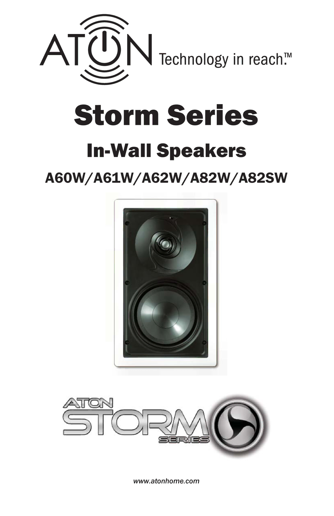 ATON A82SW, A62W, A61W, A60W, A82W manual Storm Series 