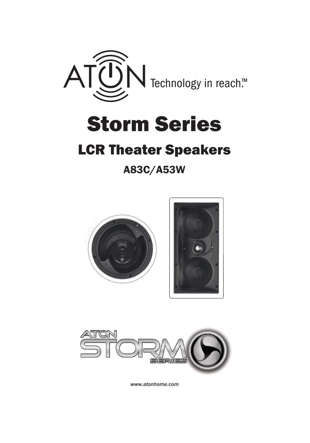 ATON A83C manual Storm Series 