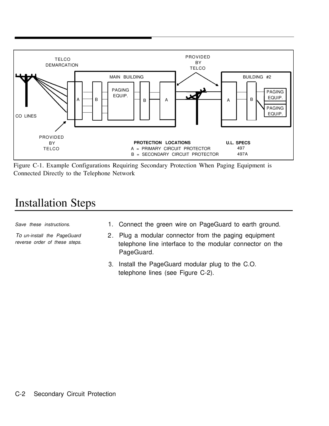 AT&T 0II722050-917 installation manual Installation Steps 