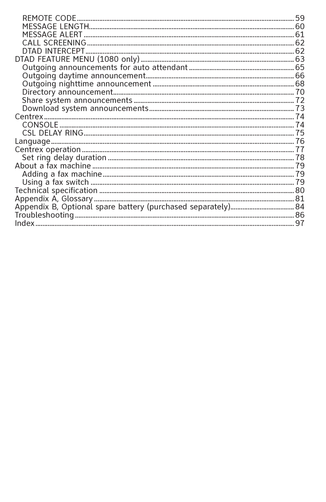 AT&T 1070 manual Set ring delay duration 