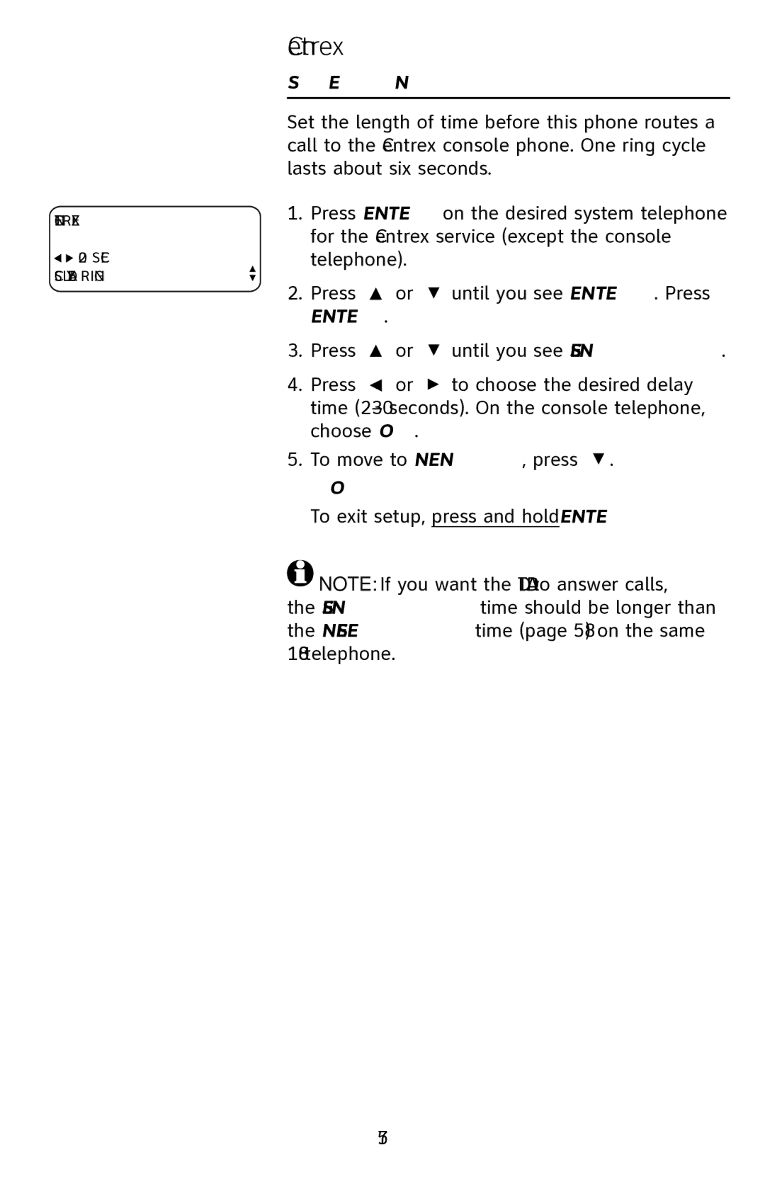 AT&T 1070 manual CSL delay ring 