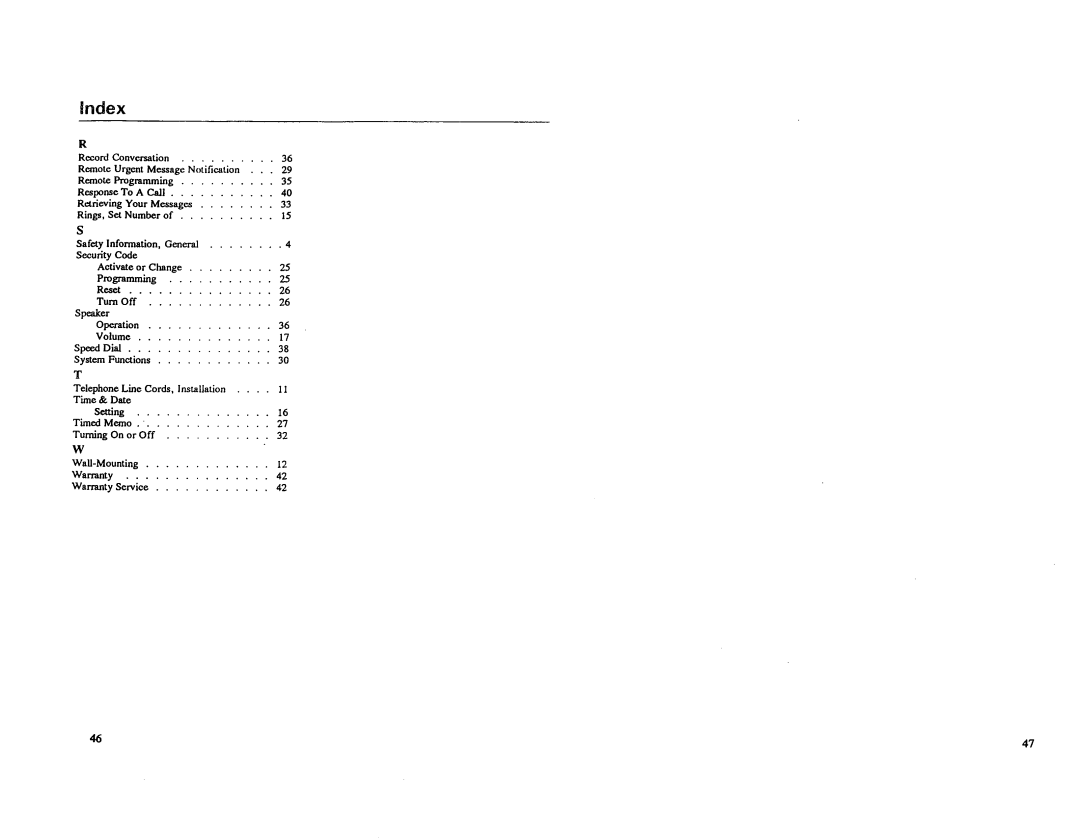 AT&T 1182 manual 