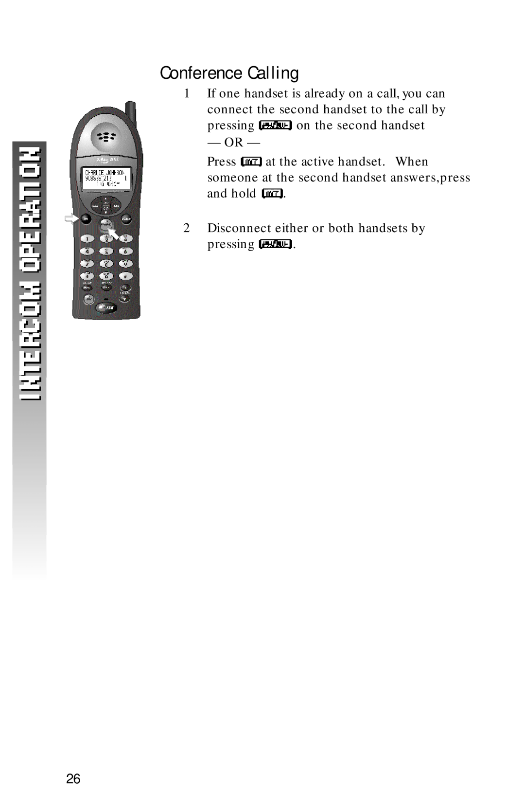 AT&T 1256 user manual Conference Calling 