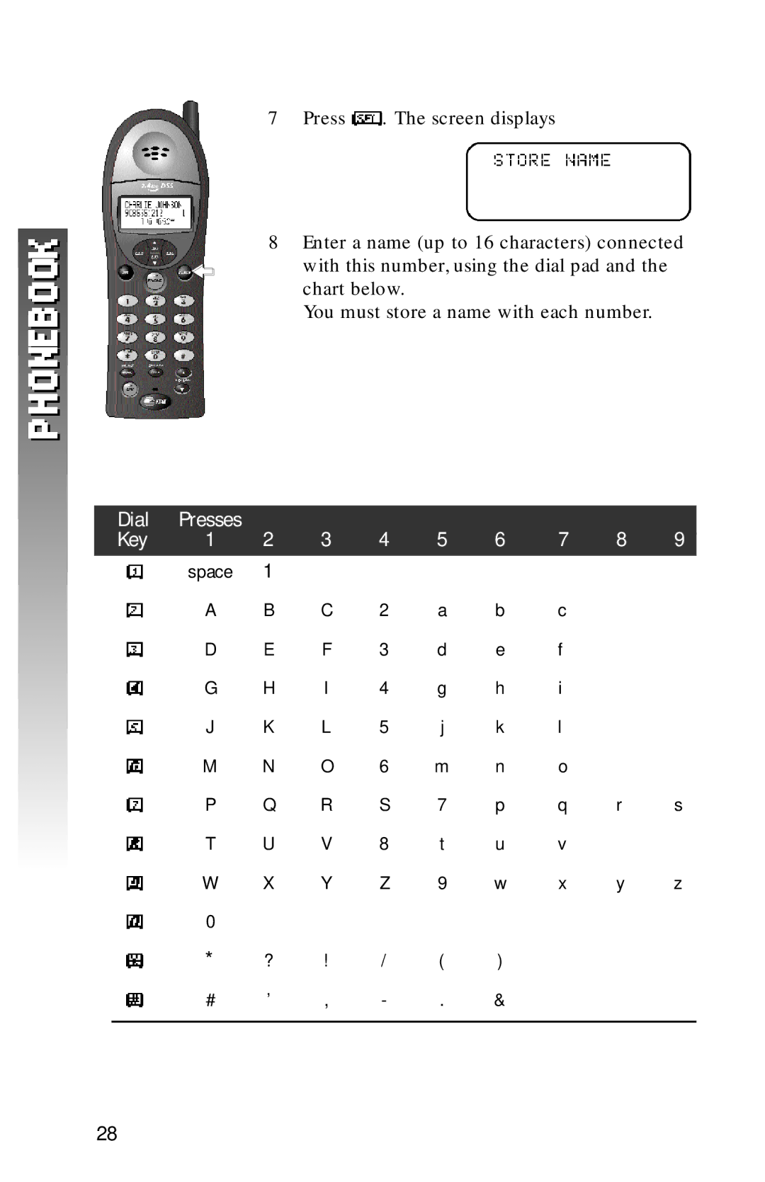 AT&T 1256 user manual Dial 