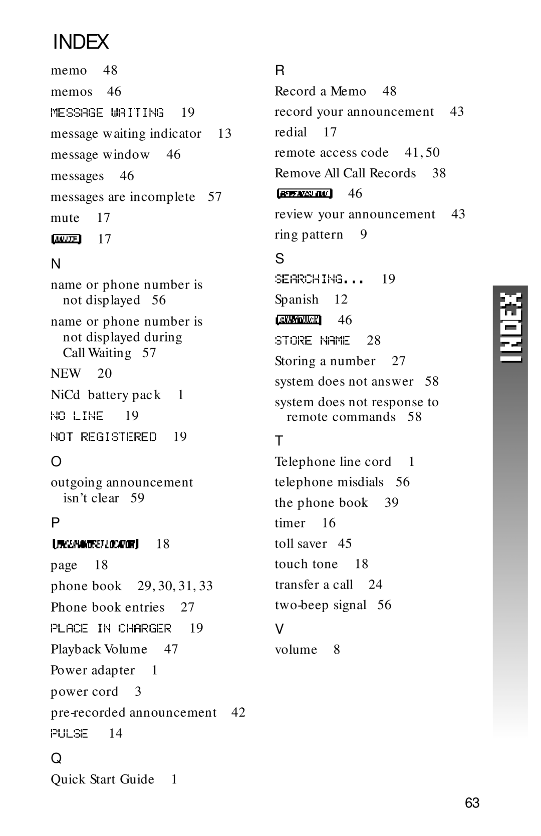 AT&T 1256 user manual New 