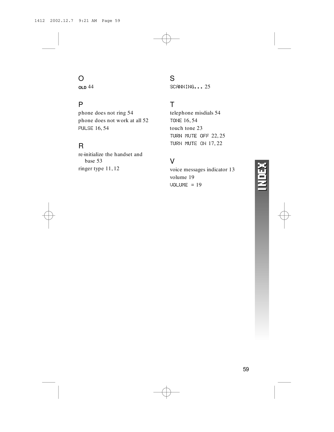 AT&T 1412 user manual Old 