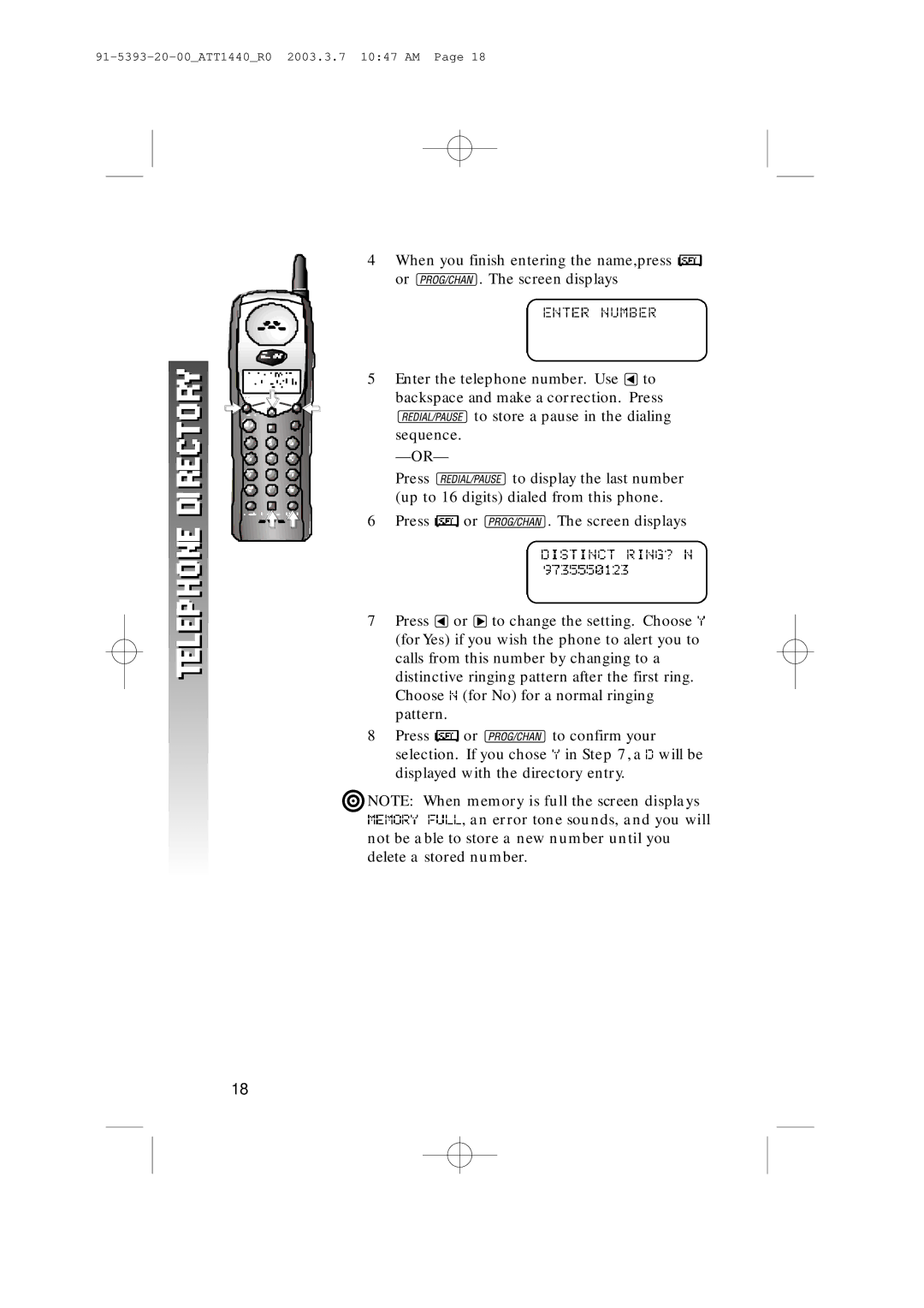 AT&T user manual 91-5393-20-00ATT1440R0 2003.3.7 1047 AM 