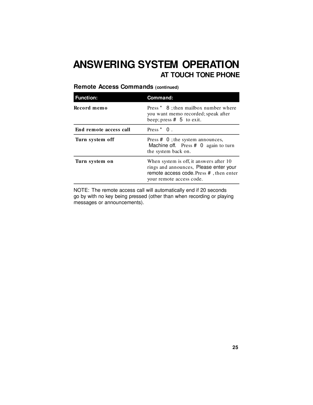 AT&T 1455 user manual AT Touchheadlinetone PHONER-SUB, Turn system on 