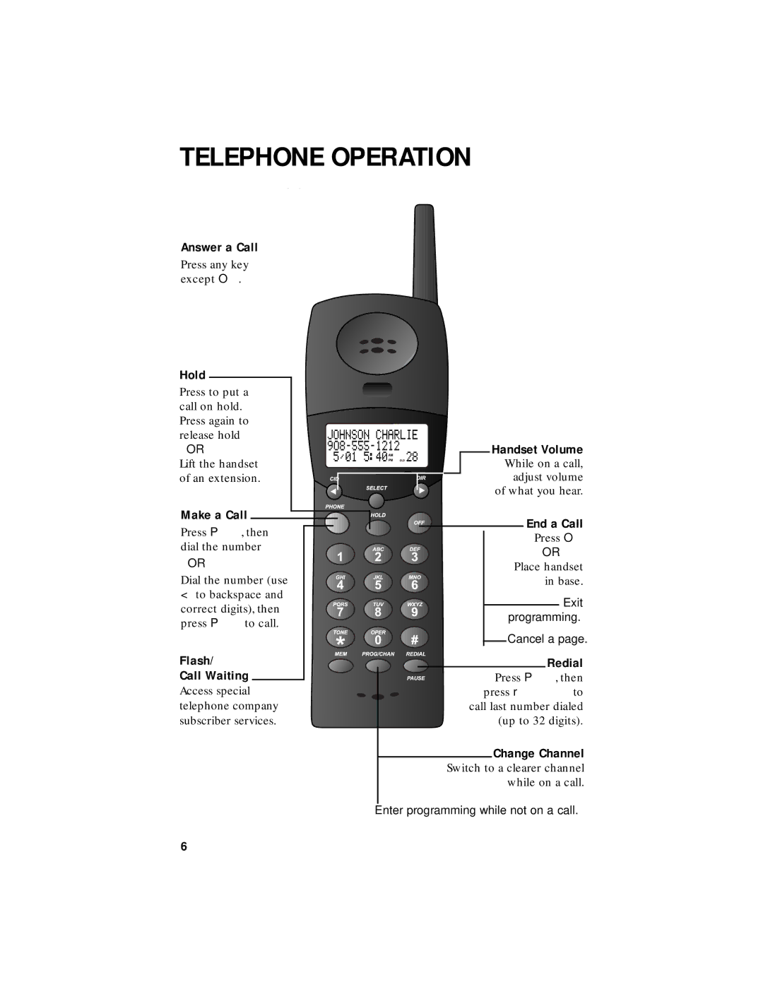 AT&T 1455 user manual Headline L-SUB 