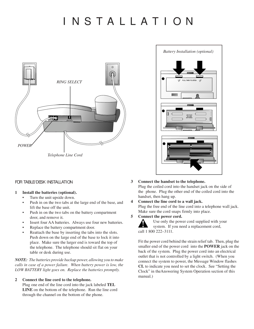 AT&T 1815 user manual S T a L 