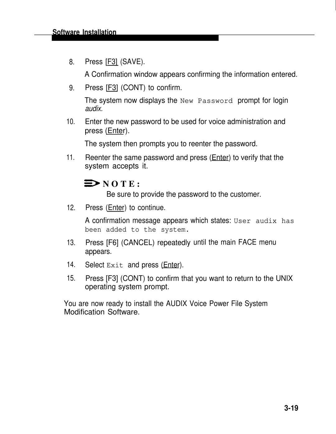 AT&T 2.1.1 manual T E 