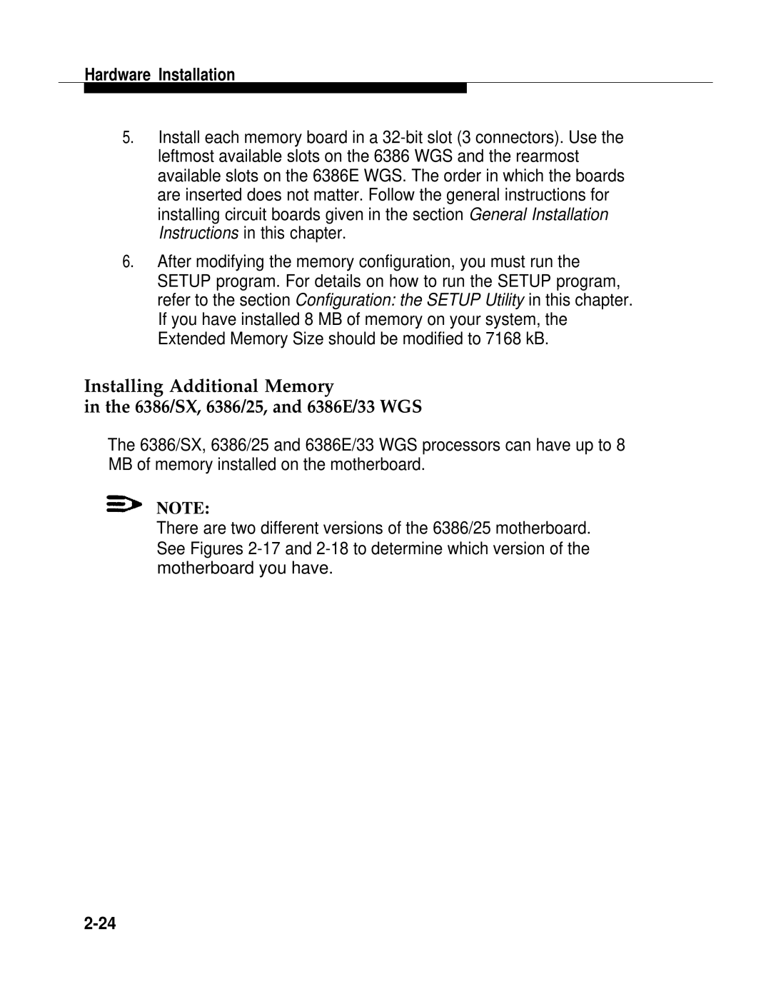 AT&T 2.1.1 manual Hardware Installation 