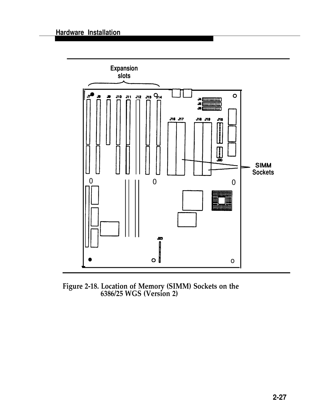 AT&T 2.1.1 manual Expansion Slots Sockets 