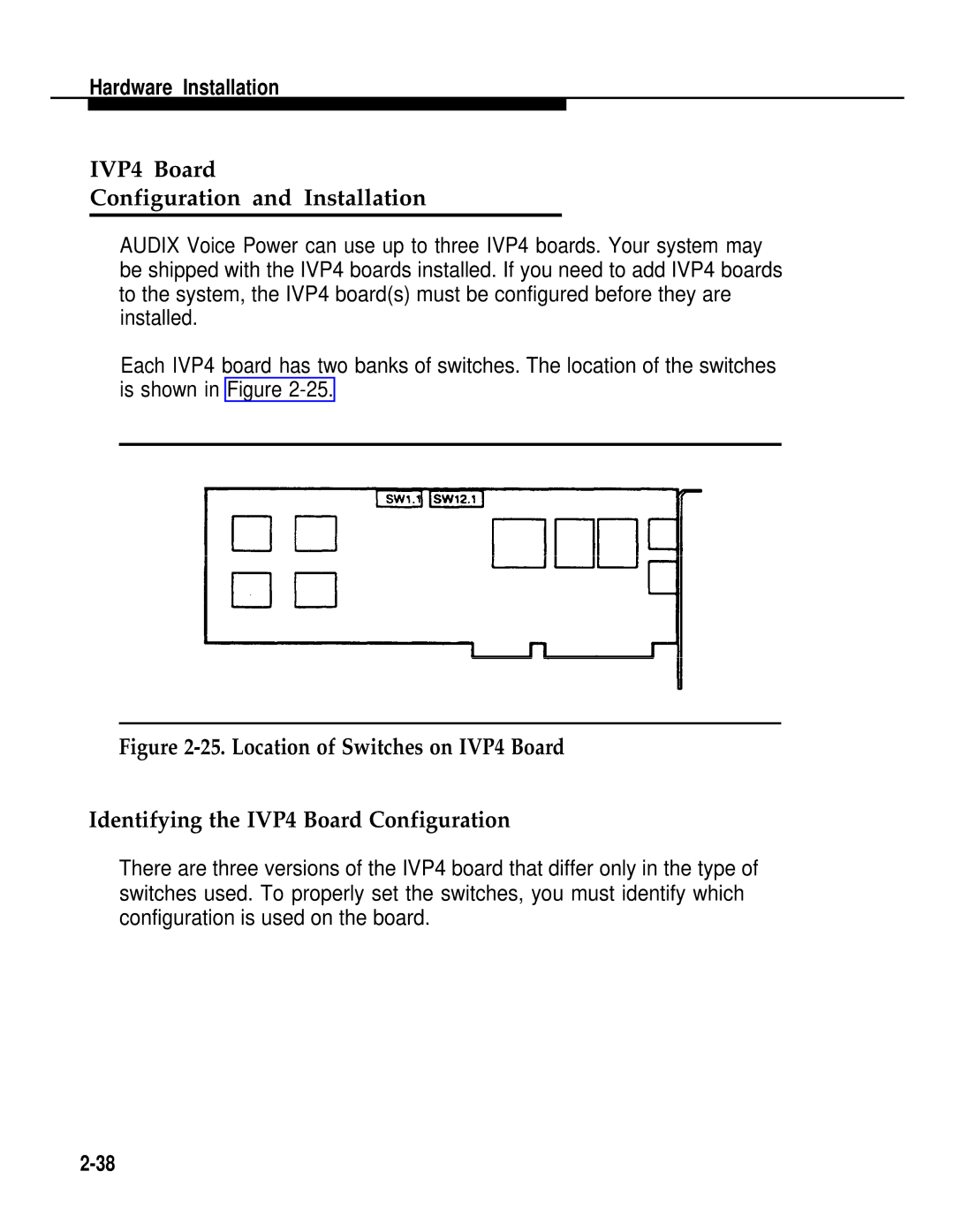 AT&T 2.1.1 manual IVP4 Board Configuration and Installation 