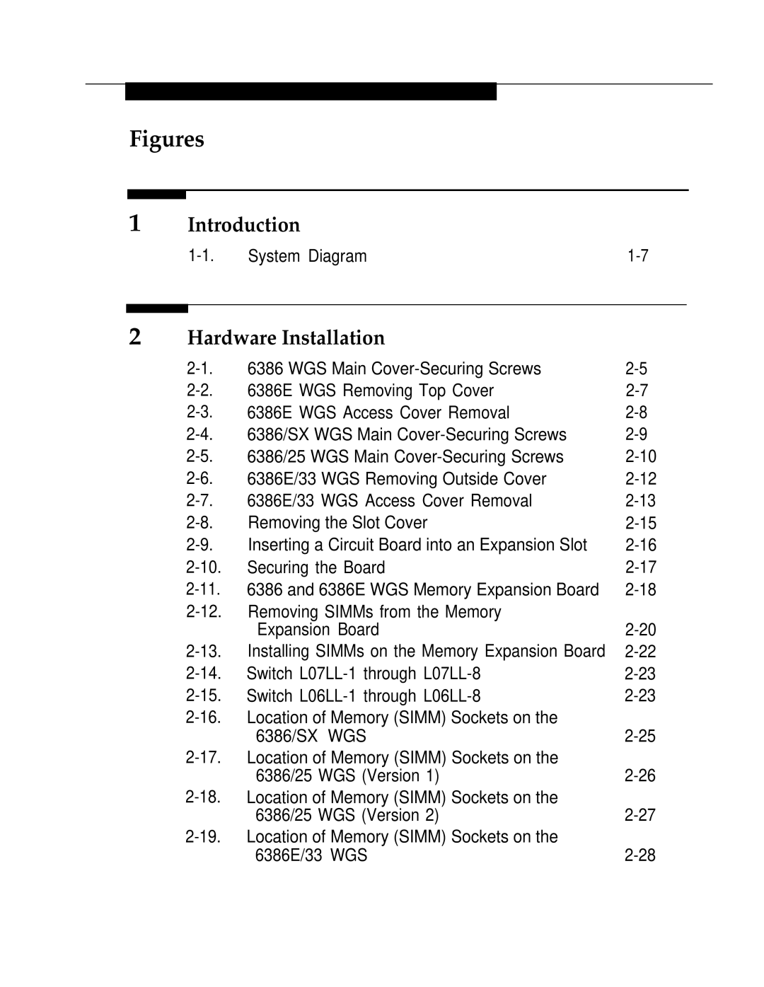 AT&T 2.1.1 manual Securing the Board, Removing SIMMs from the Memory Expansion Board 