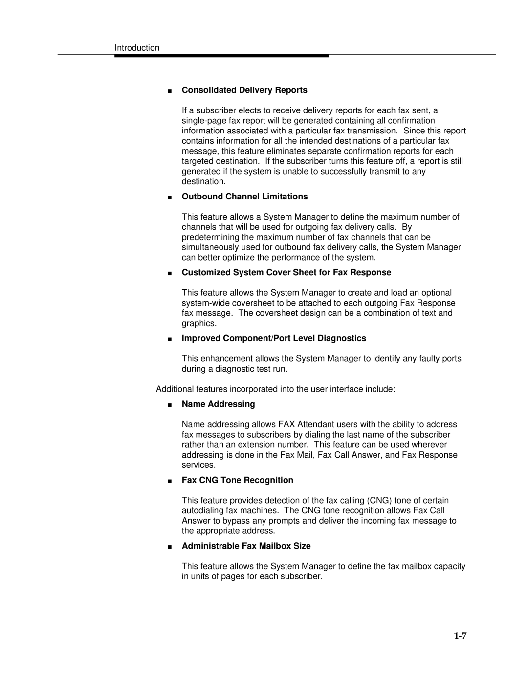 AT&T 2.1.1 Consolidated Delivery Reports, Outbound Channel Limitations, Customized System Cover Sheet for Fax Response 