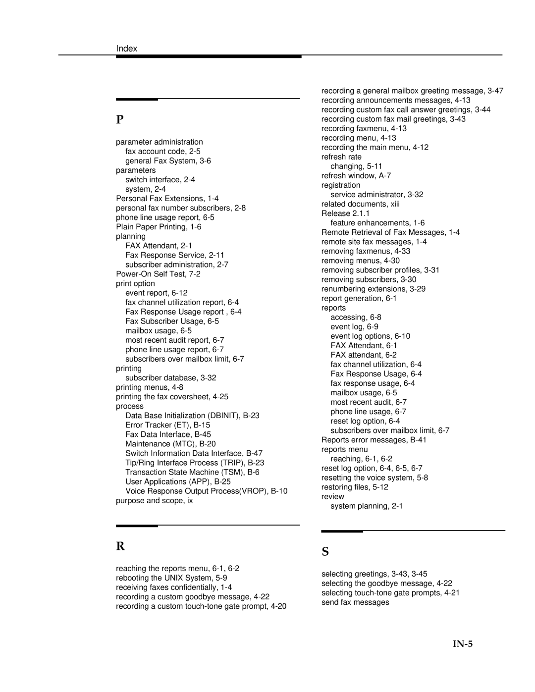 AT&T 2.1.1 manual IN-5 