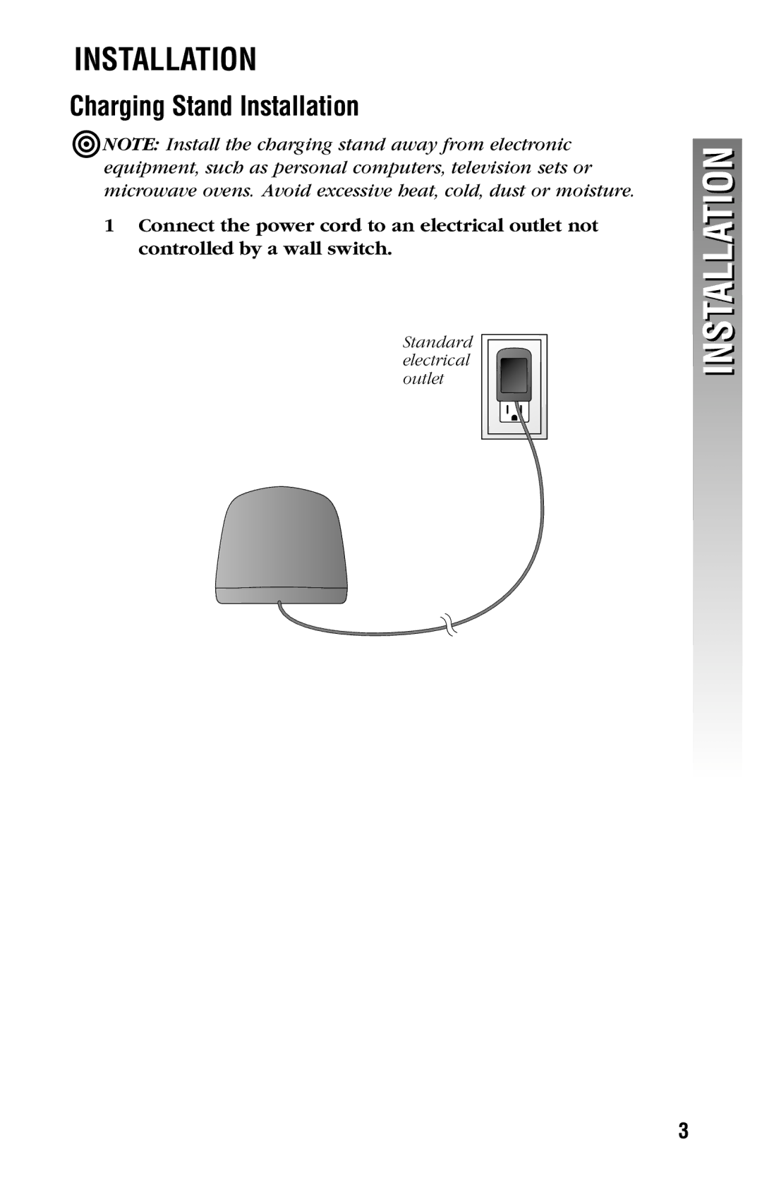 AT&T 2300 user manual Charging Stand Installation 