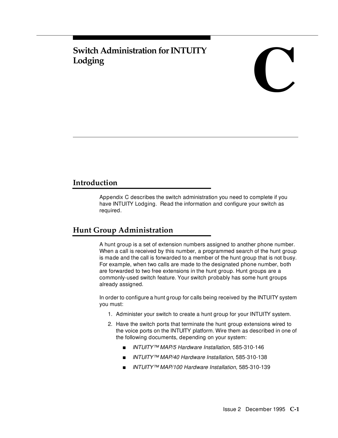 AT&T 2400 manual Introduction, Hunt Group Administration 