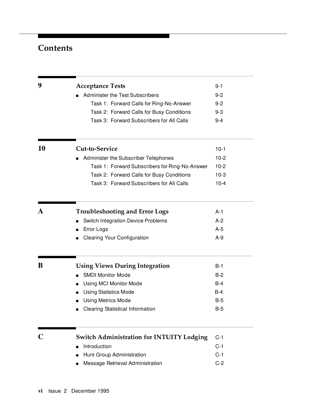 AT&T 2400 manual Troubleshooting and Error Logs 