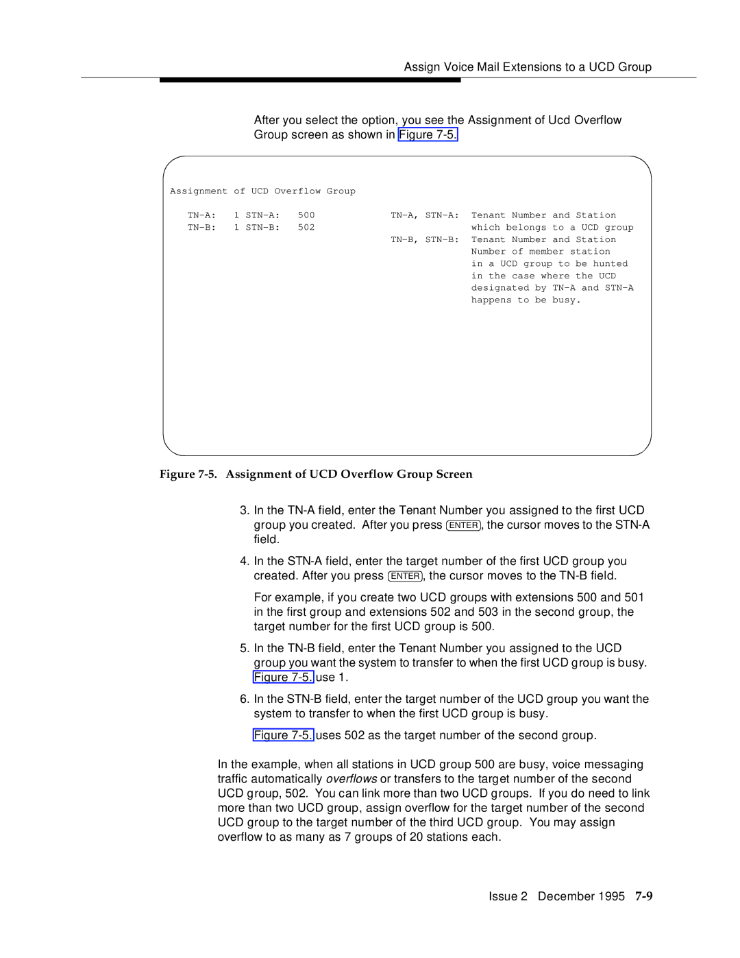 AT&T 2400 manual Assignment of UCD Overflow Group Screen 