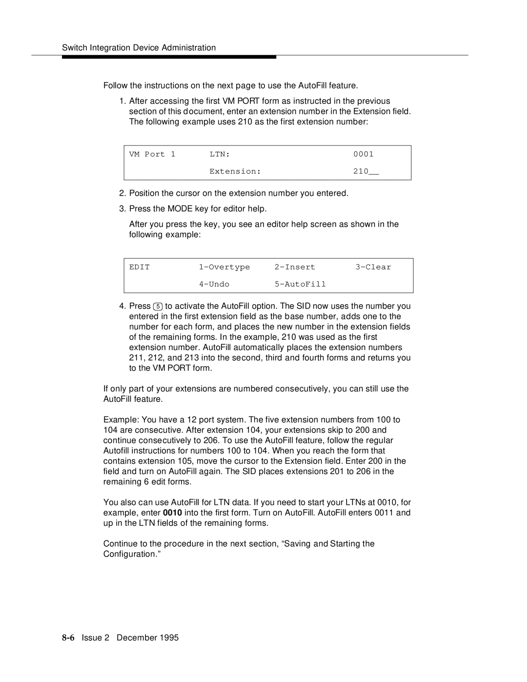 AT&T 2400 manual Extension 210 