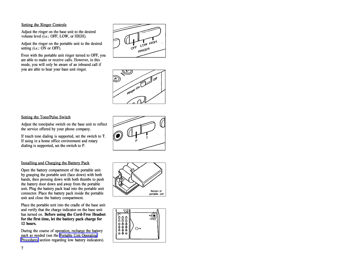 AT&T 2U20 manual Setting the Ringer Controls 