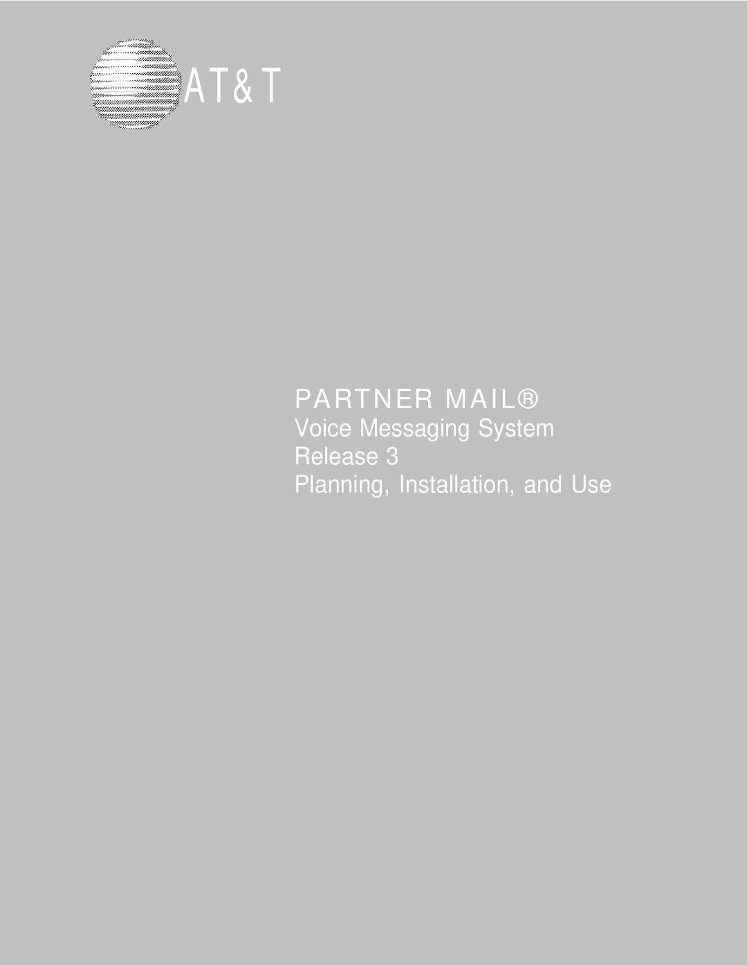 AT&T 3 manual At&T 