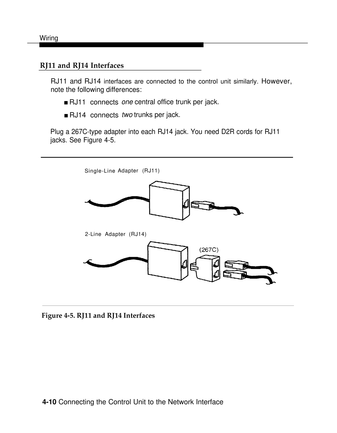 AT&T 3.0 manual RJ11 and RJ14 Interfaces 