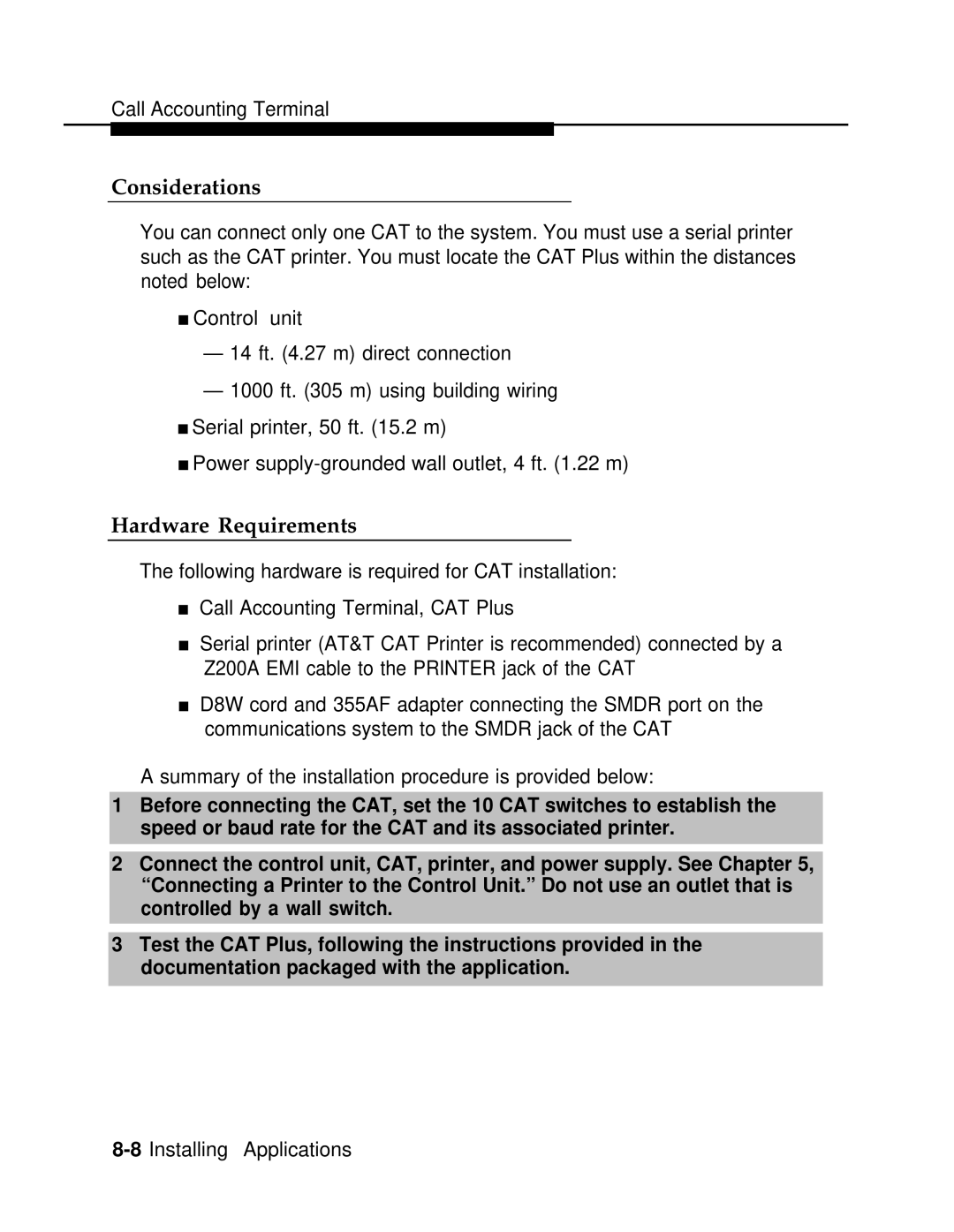 AT&T 3.0 manual 8Installing Applications 