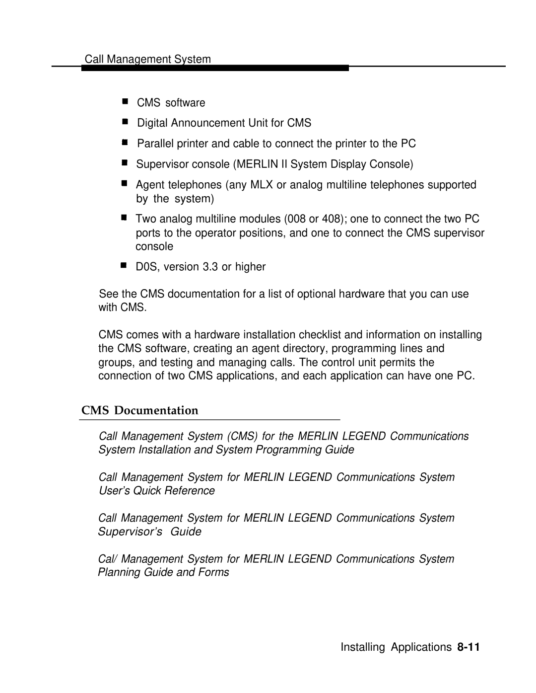 AT&T 3.0 manual CMS Documentation 