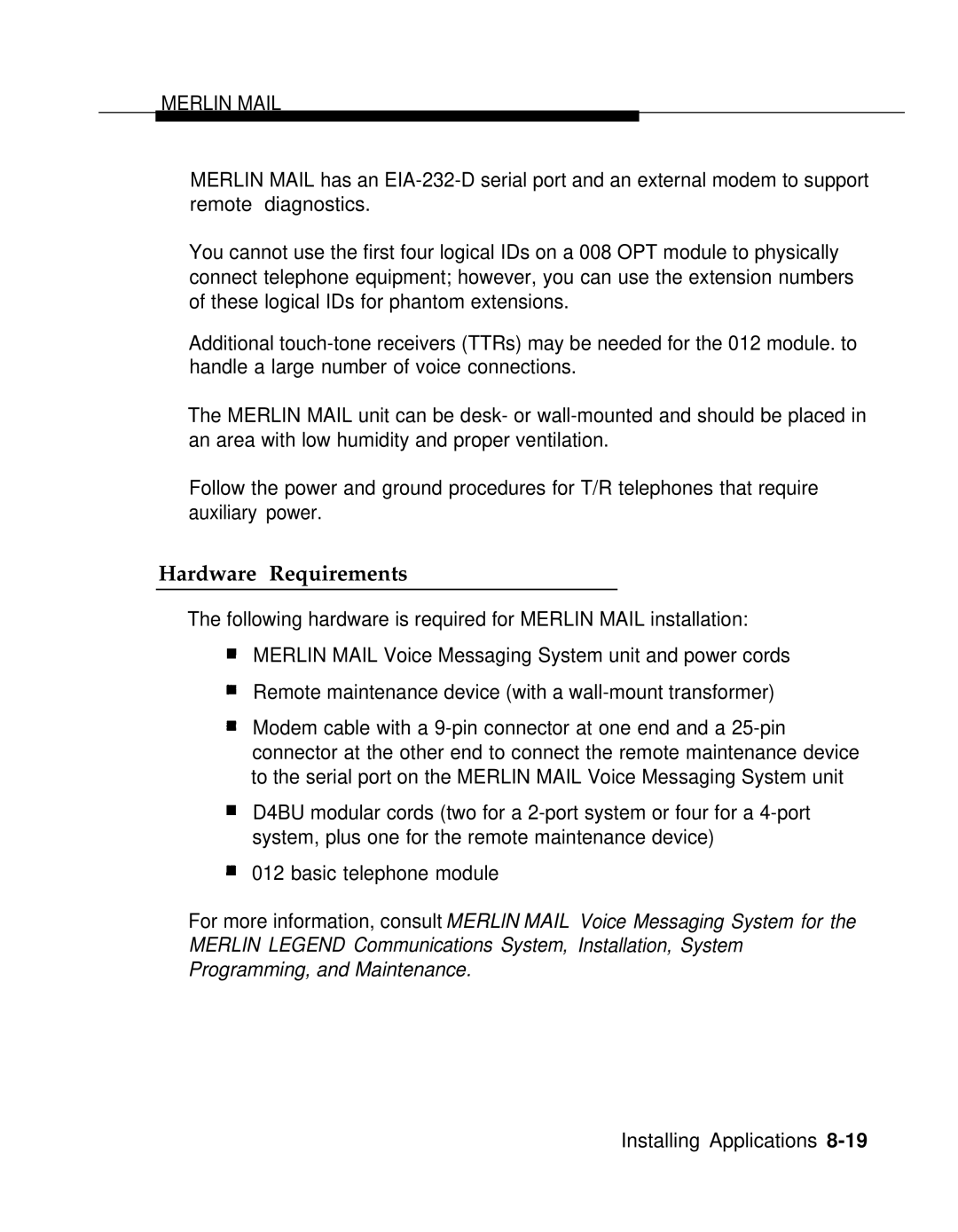 AT&T 3.0 manual Hardware Requirements 