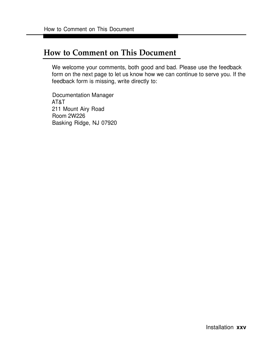 AT&T 3.0 manual How to Comment on This Document, At&T 