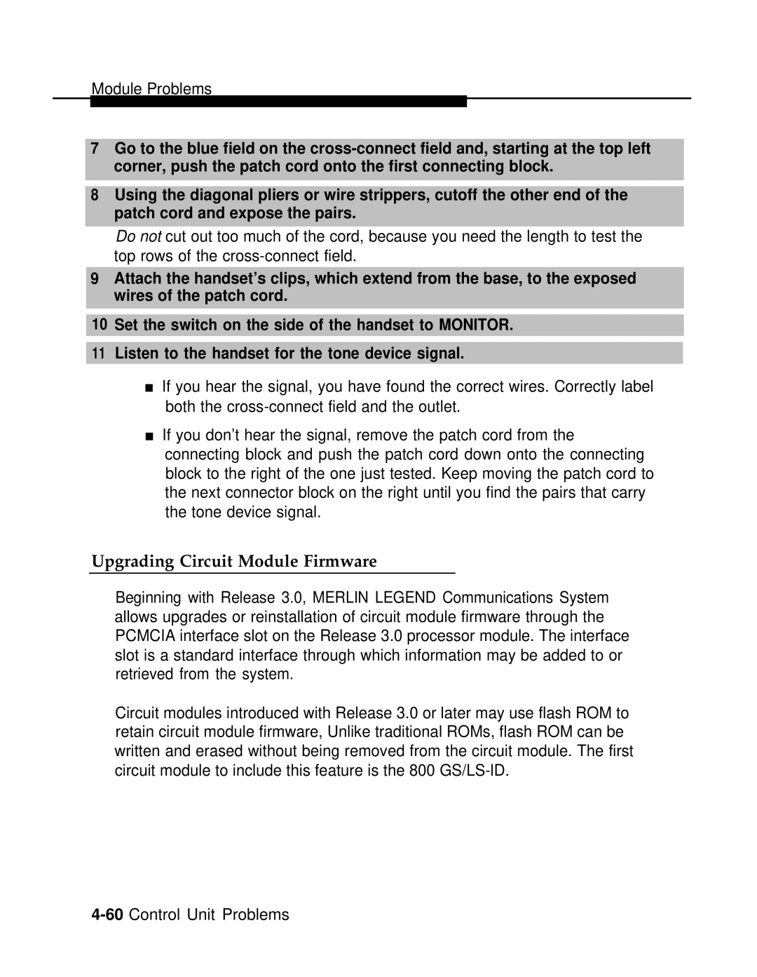 AT&T 3.0 manual Upgrading Circuit Module Firmware 