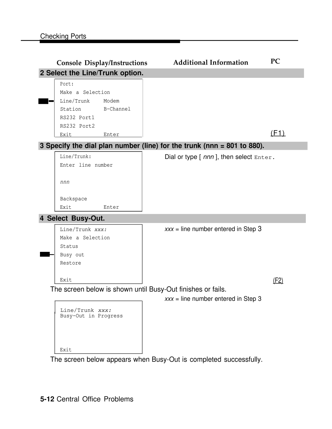 AT&T 3.0 manual Specify the dial plan number line for the trunk nnn = 801 to 